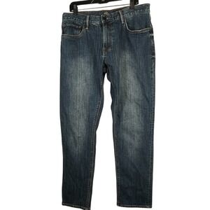 The Roark Revival Mens 36x32 Standard Slim Blue Stretch Denim Jeans Casual